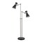Z-Lite Soriano 2 Light Floor Lamp, Matte Black 728FL-MB-BN - alternate 5